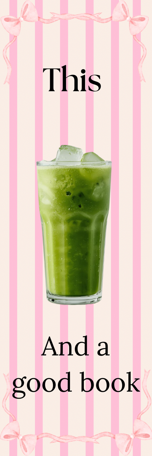 Matcha Bookmark
